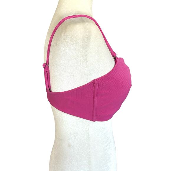 Andie The Capri Swim Top Size XL Color Orchid Pink Bandeau Straps NWT - Picture 7 of 15